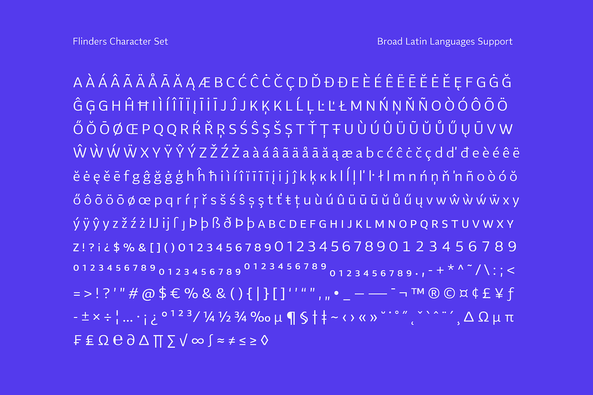 Flinders; Sans Font Family, a Sans Serif Font by Eko Bimantara (Photo 7 of 13)