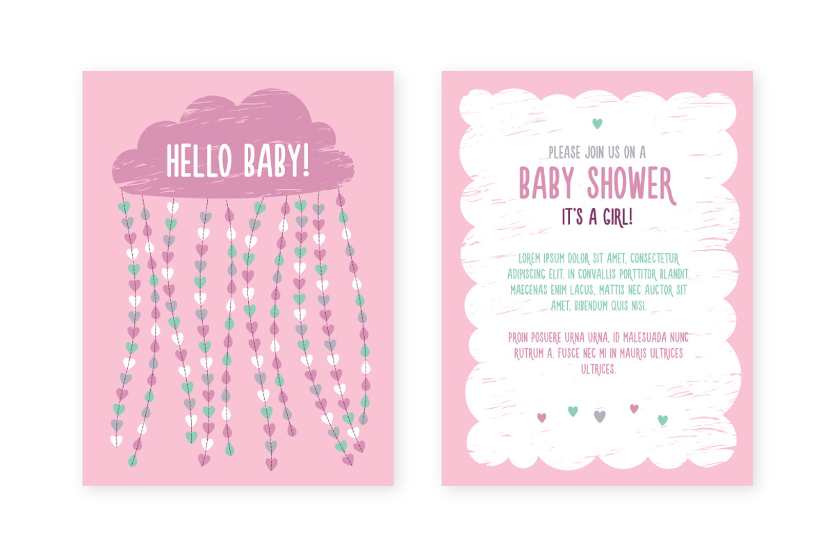 Baby Shower Invitation, an Invitation Template by moibalkon (Photo 1 of 3)