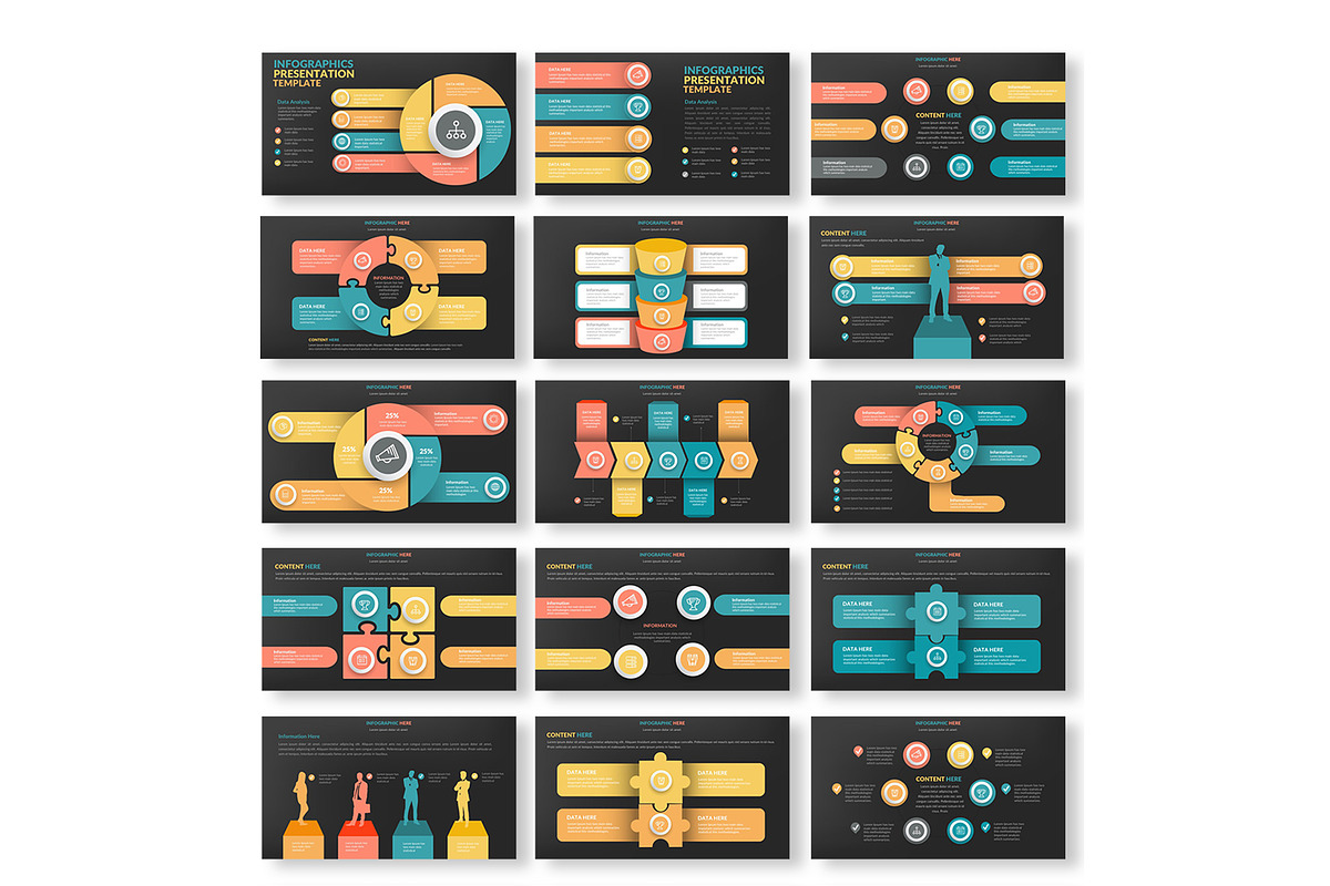 Infographics Powerpoint Presentation, a Presentation Template by Graphicgo (Photo 12 of 16)