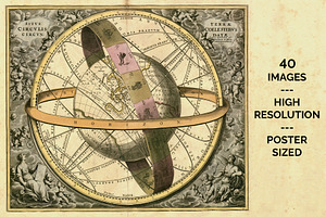 Antique Celestial Charts & Maps