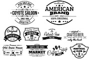 10 Retro Labels And Badges, a Branding & Logo Template by Arys Design (Thumbnail 1 of 5)