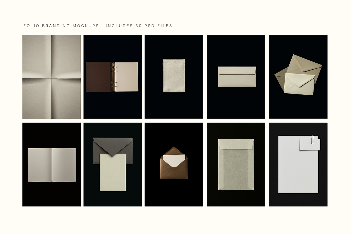 Folio 30 Branding Mockup Collection, an Advertising Mockup by Moyo Studio (Photo 13 of 13)