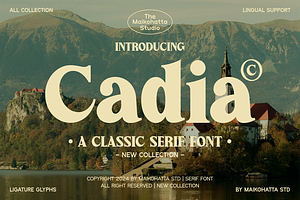 Cadia - Classic Serif Font, a Serif Font by MaikoHatta