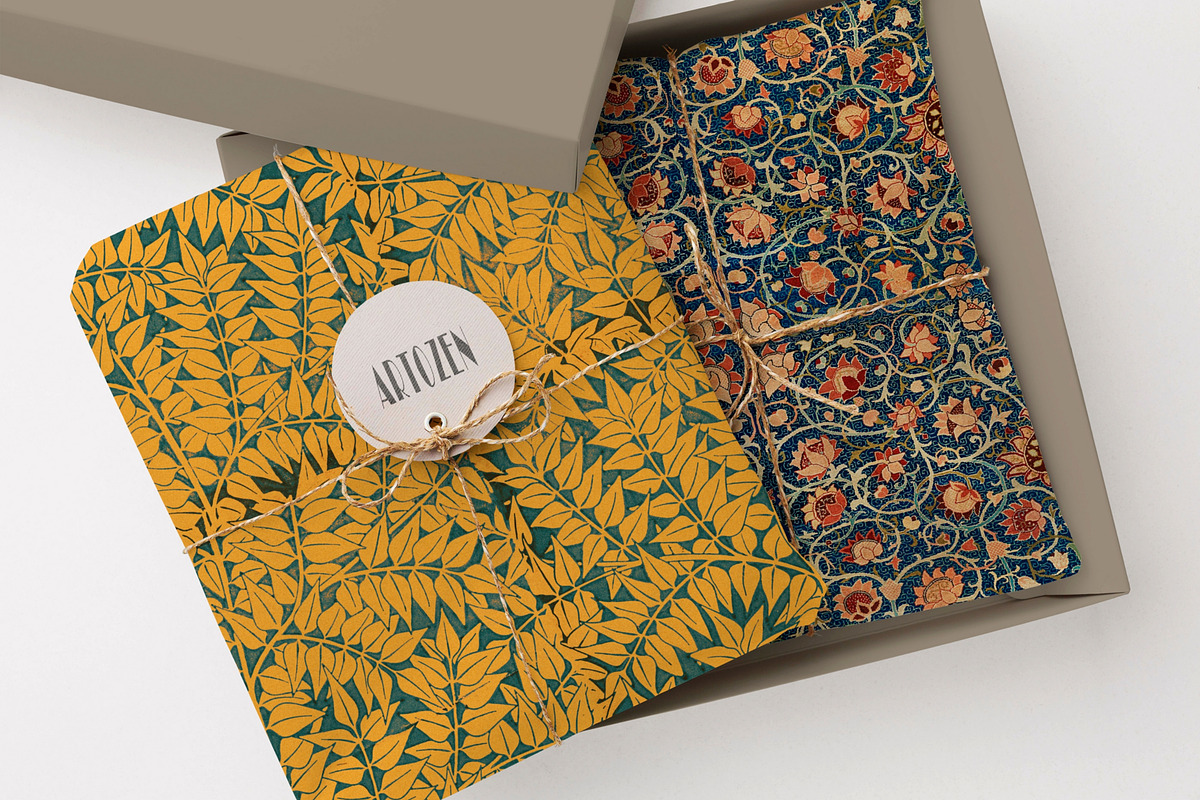 William Morris Vintage Pattern 6, a Graphic by ARTOZEN DIGITAL (Photo 4 of 10)