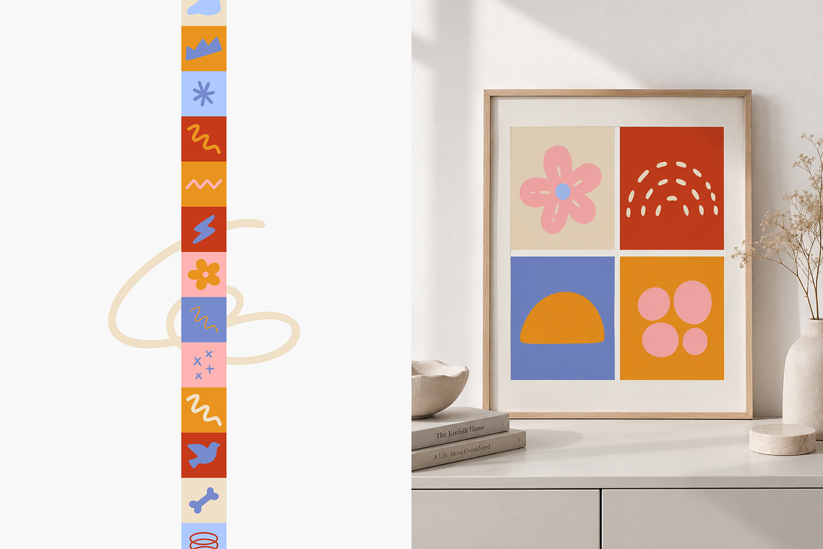 Colorful Doodles Vector Clipart, an Object Illustration by Nutalin Art (Photo 2 of 12)