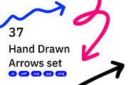Handmade Vector Arrow Set, an Object Graphic by crafty (Thumbnail 1 of 8)