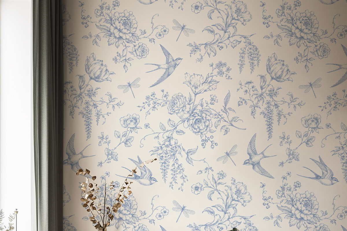 Vintage Toile Floral Frames Elements, an Object Graphic by Olya Creative (Photo 12 of 12)