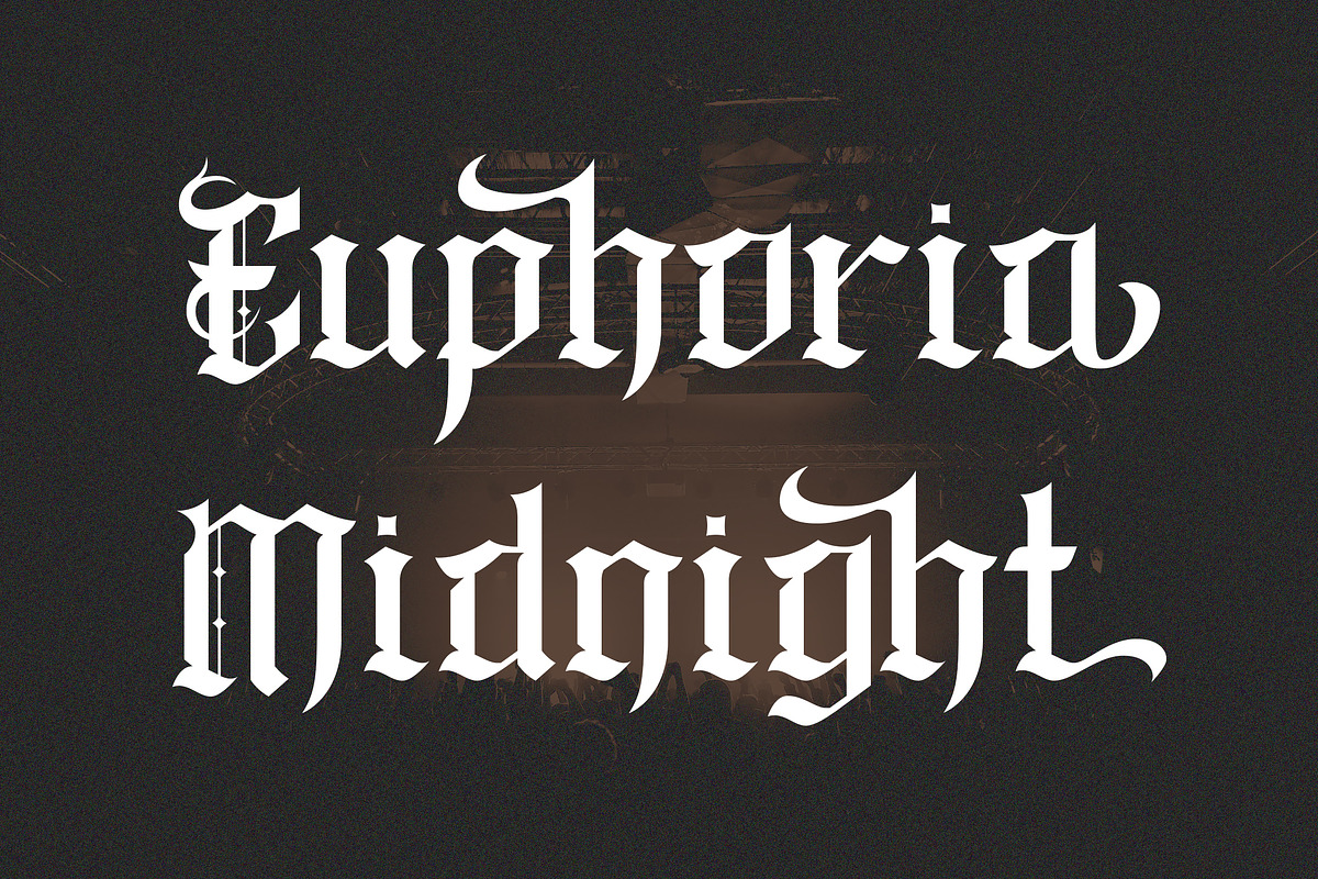 Dark Ages, a Blackletter Font by HATFSTUDIO (Photo 3 of 9)