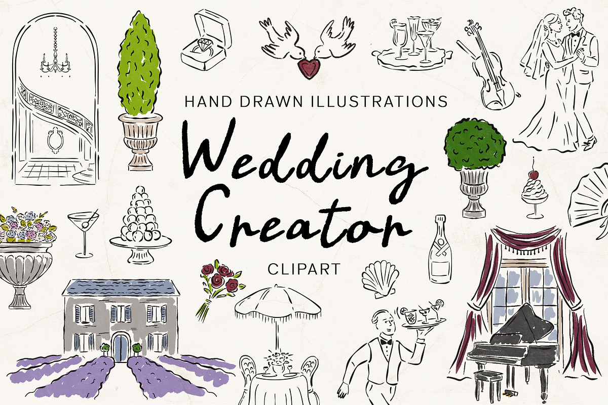 Wedding Creator Clipart, an Object Illustration by Teresa Art Store (Photo 1 of 10)
