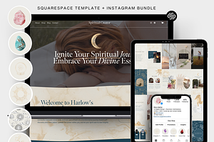 Spiritual Website & Canva Templates