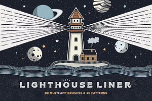 Multi-App Liner Brushes, a Brush Add-On by pixelbuddha.net