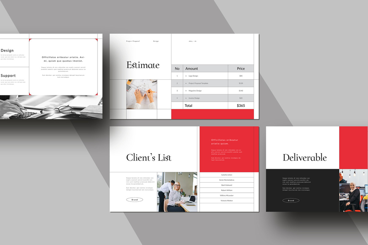 Pricing Guide Template, a Brochure Template by White Graphic (Photo 6 of 8)