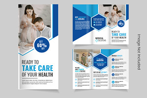 Medical Healthcare trifold Brochure, a Brochure Template by Tanuart
