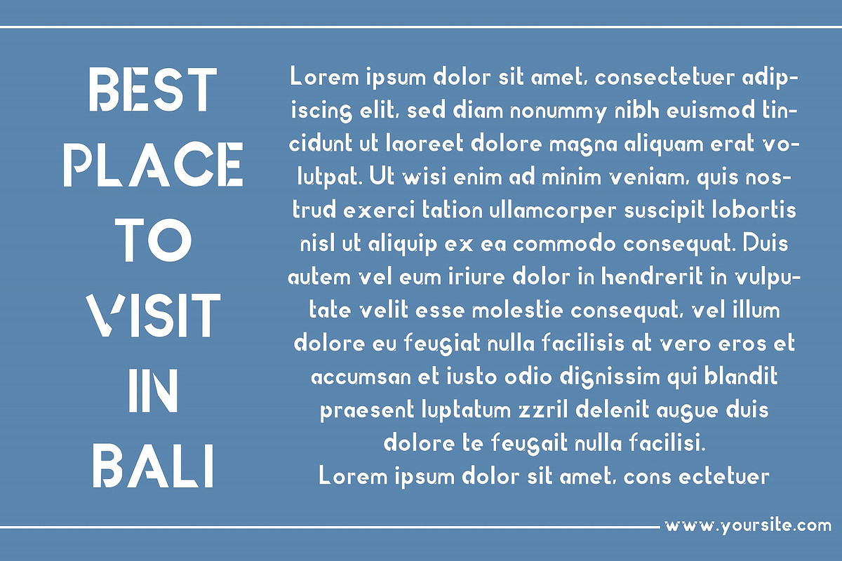 Agem Typeface, a Sans Serif Font by ItsReksita Pattern (Photo 4 of 7)