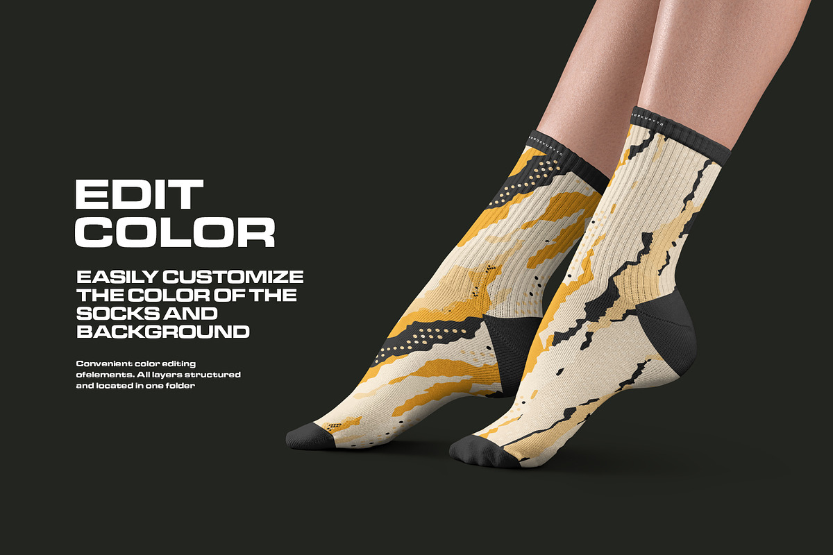 10 Mockups High Socks, a Bottom Mockup by Grow Design Craft Studio (Photo 2 of 7)