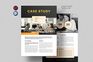 Case Study | MS Word & InDesign, a Flyer Template by HiveArts