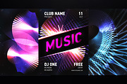 SET  21  Shining abstract background, a Flyer Template by Nadin_Lebedeva (Thumbnail 7 of 10)
