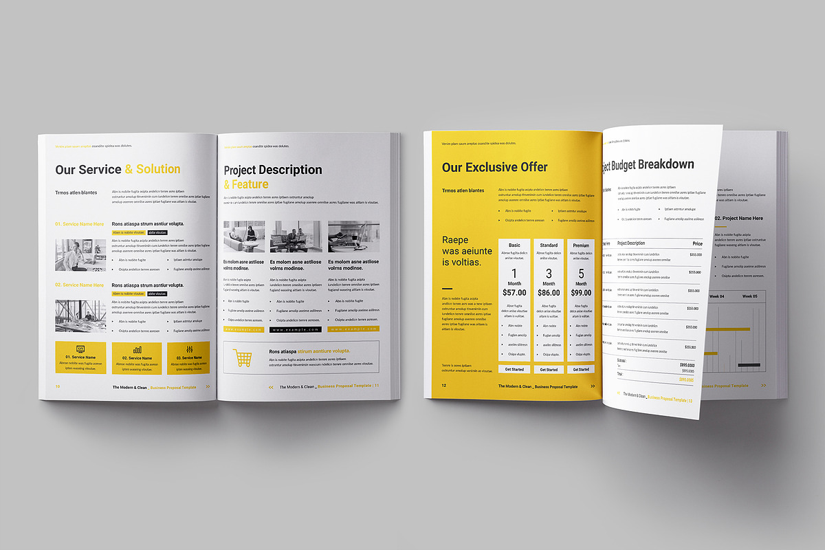 Business Proposal Template, a Brochure Template by ElvinPrint (Photo 5 of 9)