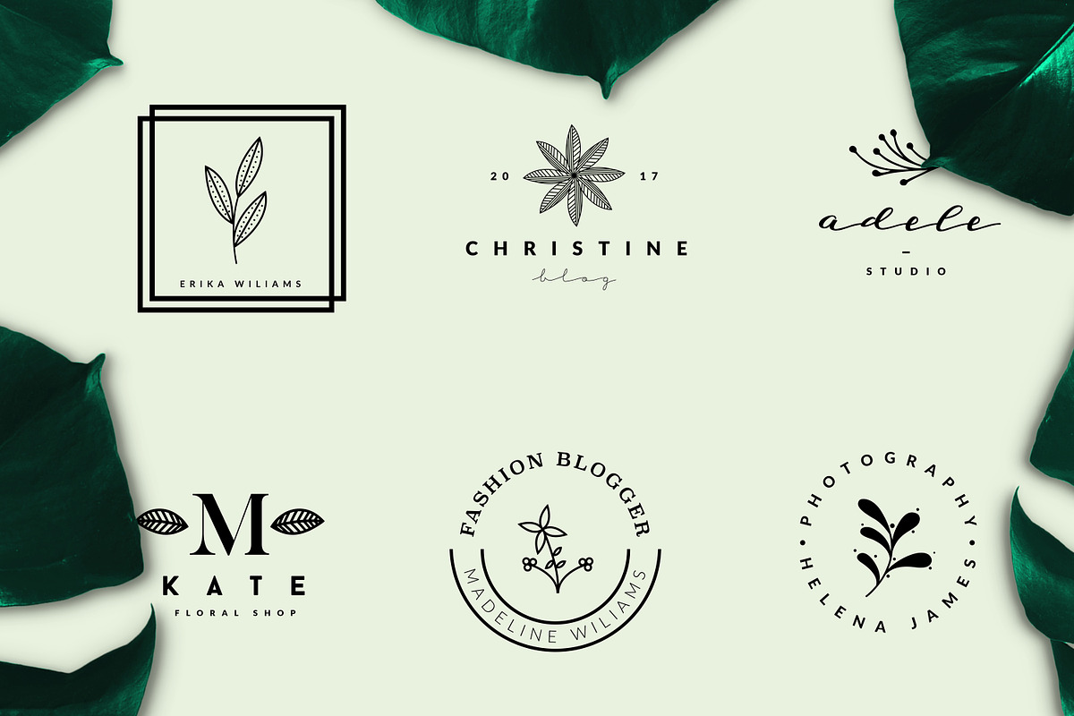 BOTANIKA Logo Maker, a Branding & Logo Template by GraphicDash (Photo 6 of 7)