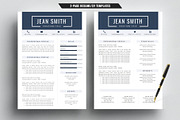 Resume/CV Template & Cover Letter, a Resume Template by TemplateCrafts (Thumbnail 2 of 3)