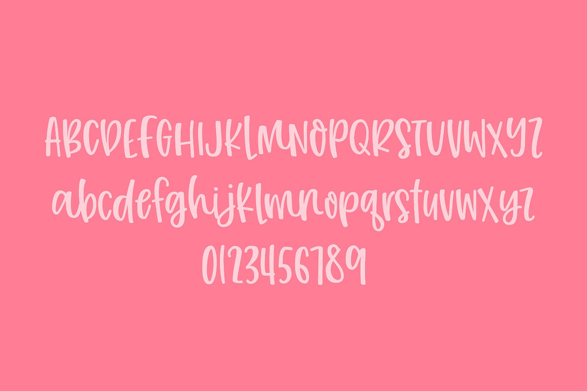 Joyfully Handwritten Font preview 3