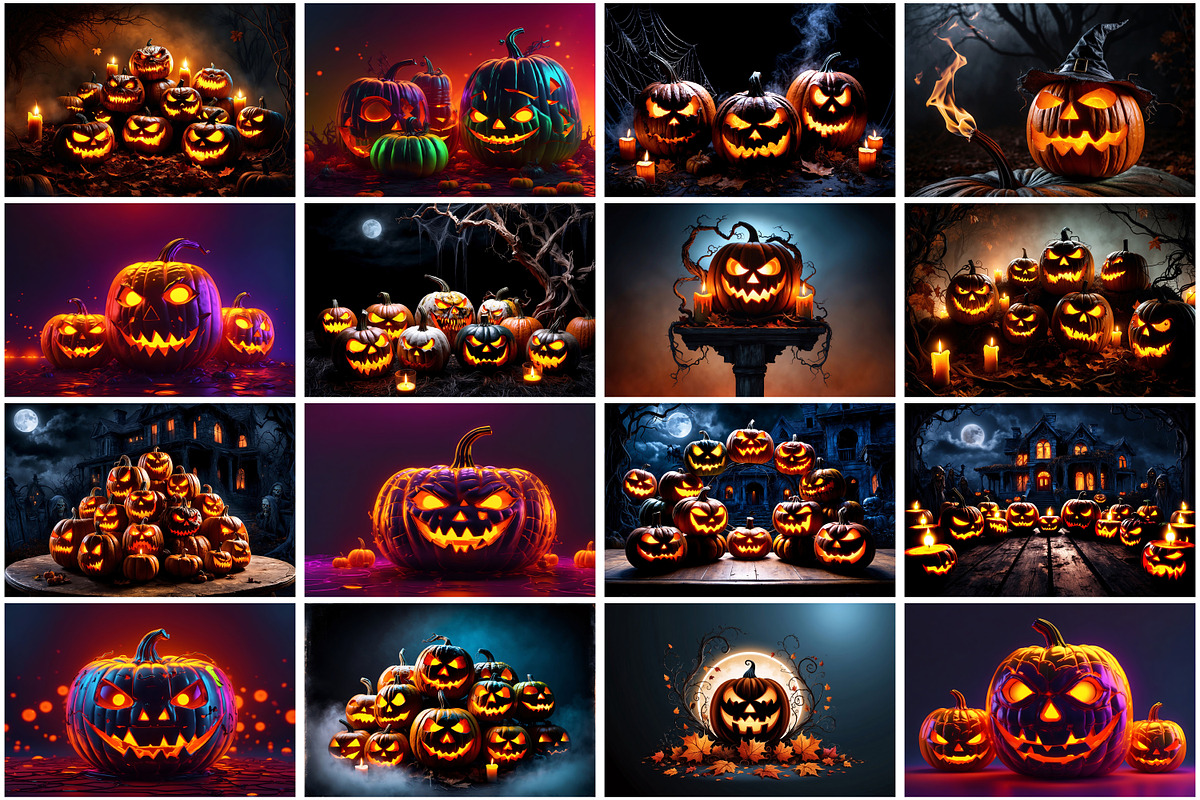 Jack O Lantern Wallpaper, a Background Graphic by Forhadx5 (Photo 7 of 8)
