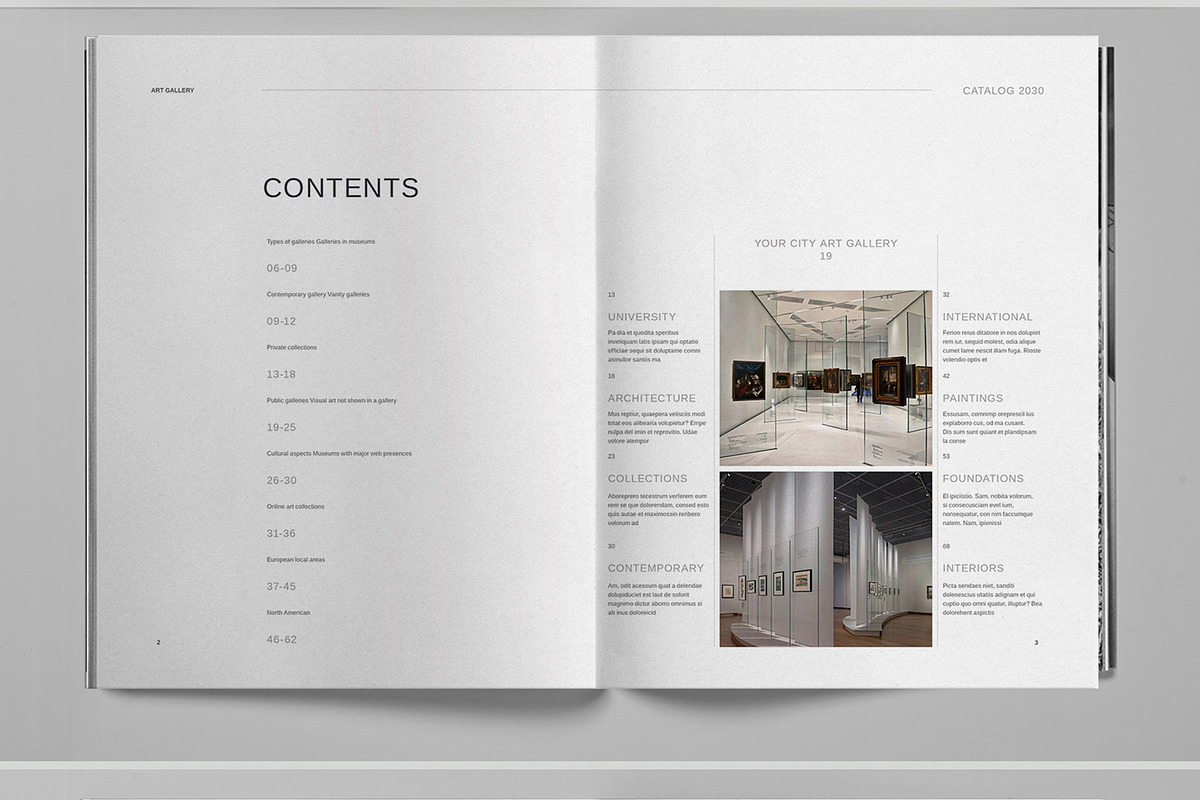 Art Gallery Catalog Brochure, a Brochure Template by Boris Cupac (Photo 3 of 7)