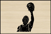 50 Baseball Silhouette Clipart Set, an Illustration by jahid234 (Thumbnail 2 of 4)