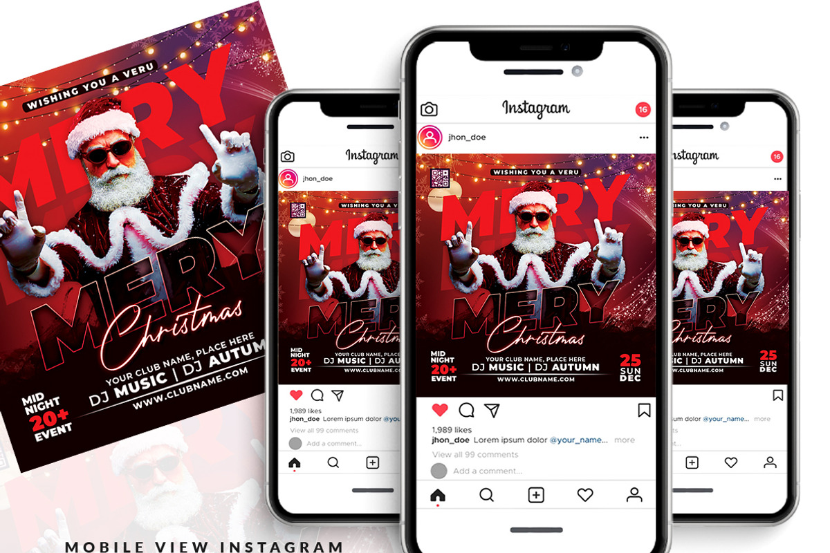 Christmas Flyer, a Flyer Template by AfzaalGraphics (Photo 2 of 2)