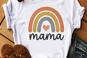 Mama Rainbow Embroidery Design, a Graphic by CraftArtStudio (Thumbnail 2 of 4)