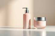 63 Skincare Bottle & Jar Set Mockup, an Advertising Mockup by adenpinkstore (Thumbnail 20 of 25)