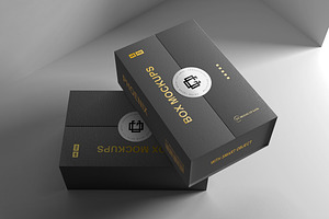 Luxury Box Mockup, a Packaging Mockup by Modaldesain