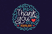 Ashalina, a Script Font by yellowline (Thumbnail 6 of 6)