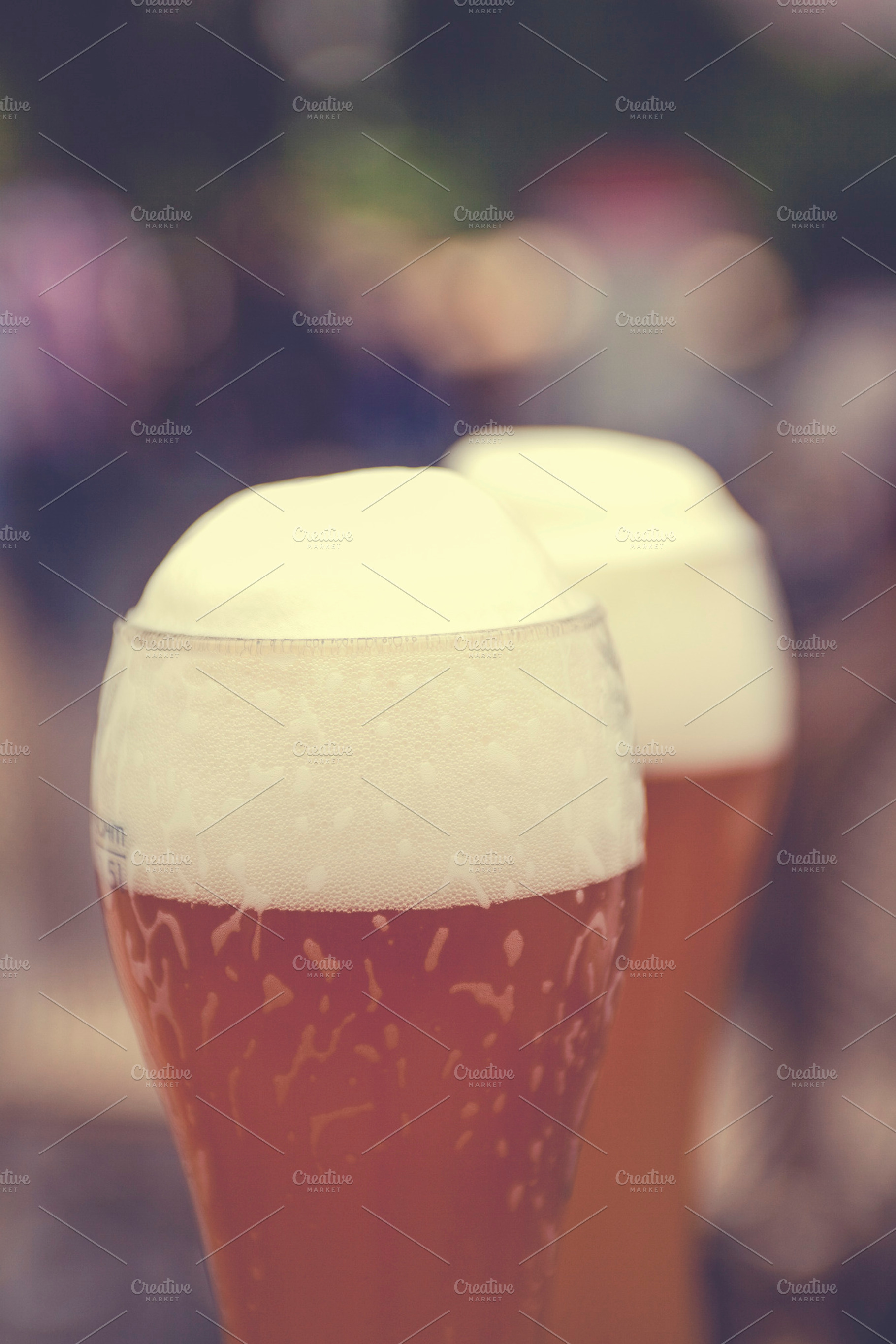 Two glasses of German weizen, a Food & Drink Photo by Patricia Hofmeester