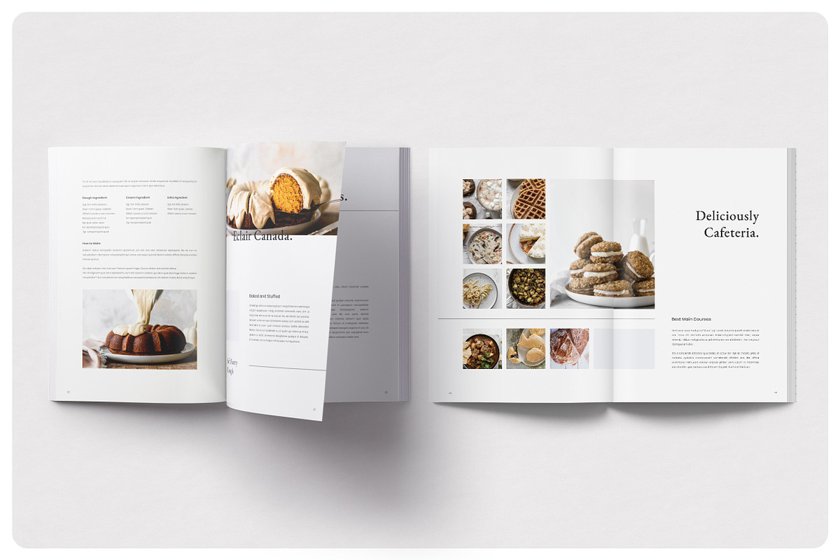 TASTIES Cookbook & Food Recipe, a Magazine Template by BlancaLab Studio (Photo 5 of 8)