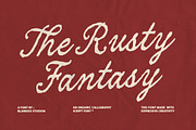 Rusty Fantasy - Calligraphy Font, a Handwritten Font by Blankids Studio (Thumbnail 1 of 12)