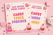 Candy Sweetie – Cute Bubble Font, a Sans Serif Font by Limited.studio (Thumbnail 4 of 5)
