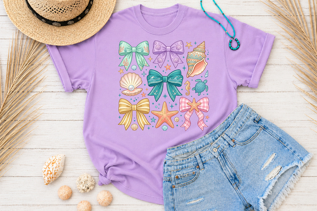 Coquette Summer Beach PNG, Coastal, a Seasonal Illustration by Rose Art (Photo 2 of 4)