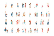 Male and female vector characters, a Person Illustration by Vector_Art (Thumbnail 6 of 9)