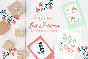 Kiwi Christmas Set