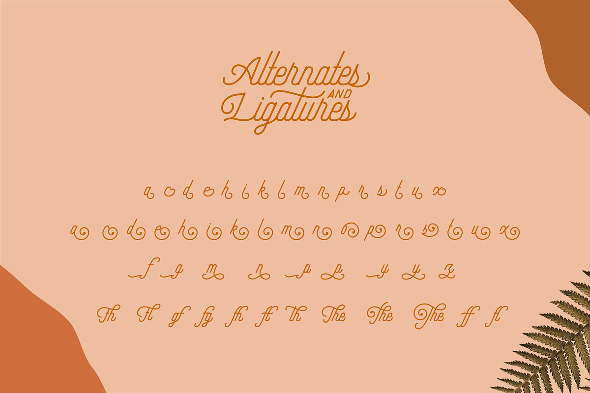 Hipster Style - Stylish Font Duo, a Script Font by Kaligra.co (Photo 12 of 17)
