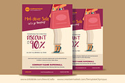 3 Fashion Sales & Events Flyers, a Flyer Template by Marco Zenki (Thumbnail 4 of 5)