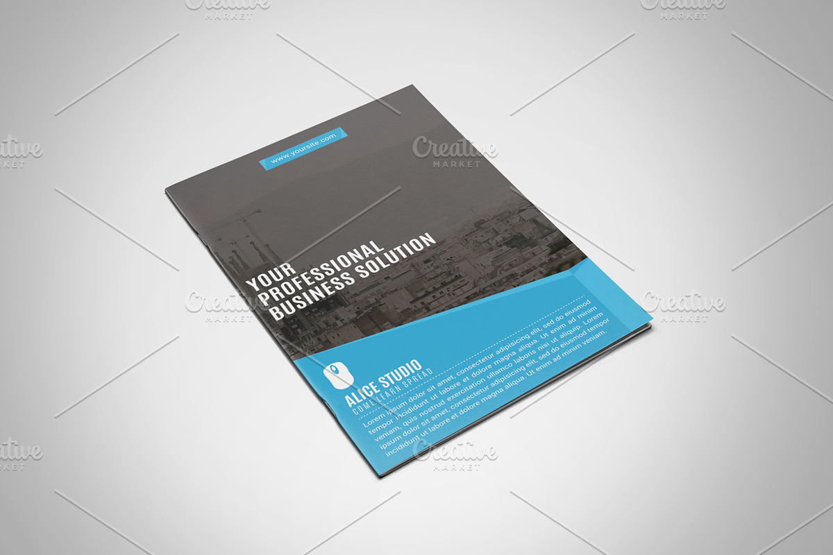 Corporate Bi Fold Brochure Template, a Brochure Template by Alice_s (Photo 4 of 8)
