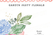 Garden Party Florals PNG Design Kit, a Decorative Illustration by Essem Creatives (Thumbnail 11 of 11)