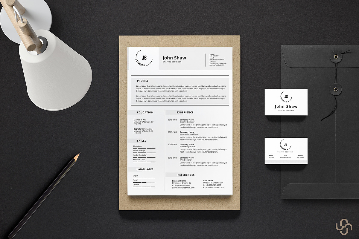 Bellatrix Resume Template, a Resume Template by Nina Shaw (Photo 6 of 7)