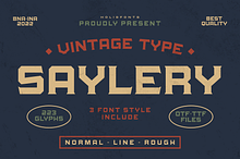 Saylery Typeface
