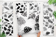 Tropical palm leaf. Seamless Pattern, a Decorative Illustration by Diana Kovach (Thumbnail 3 of 9)