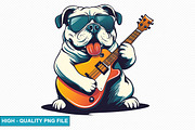 Music Dog Clipart Bundle, an Illustration by crative8112 (Thumbnail 8 of 15)