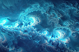 Digitally generated fractal , Genera, a Photo by LOGOCREATIVE