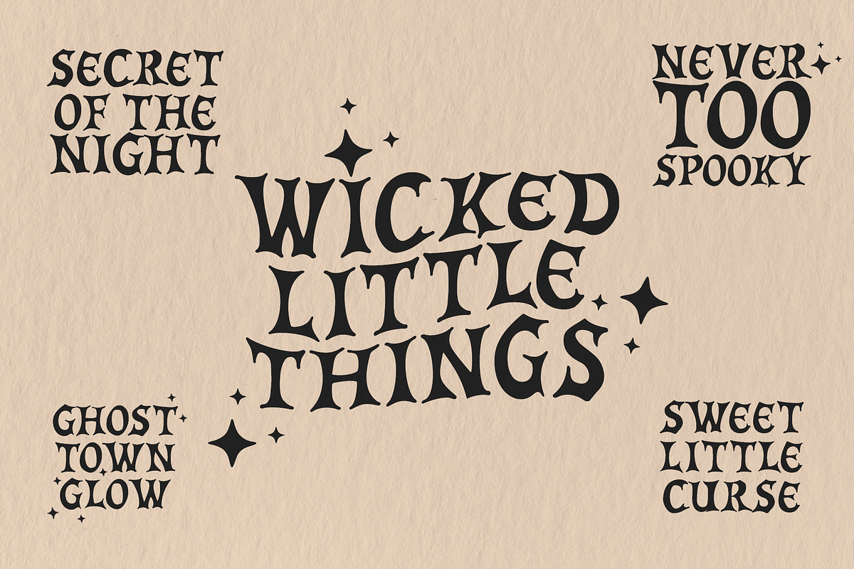 Midnight Party Retro Halloween Font, a Sans Serif Font by BilberryCreates (Photo 8 of 9)